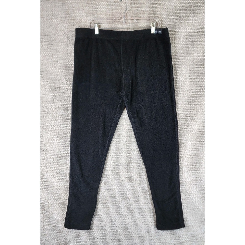 Gage Technical Gear Fleece Pants Baselayer Mens XL Black Slim Fit Fishing